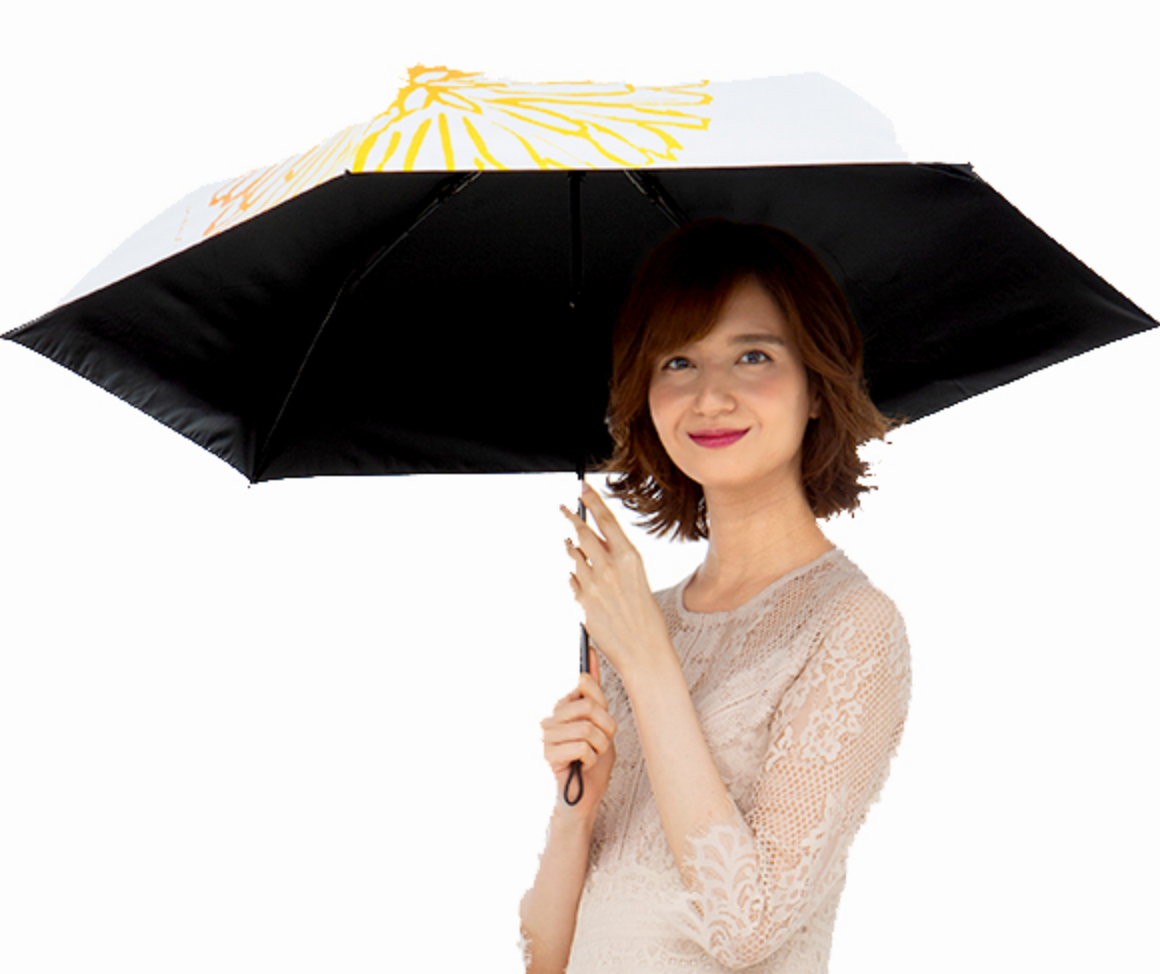晴雨兼用折りたたみ傘99.9％